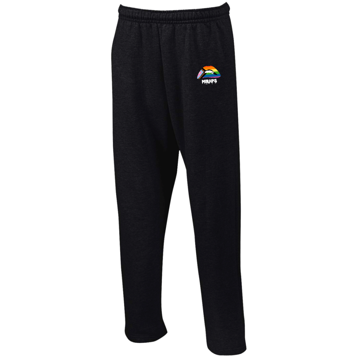 Open Bottom Sweatpants Pride Lips