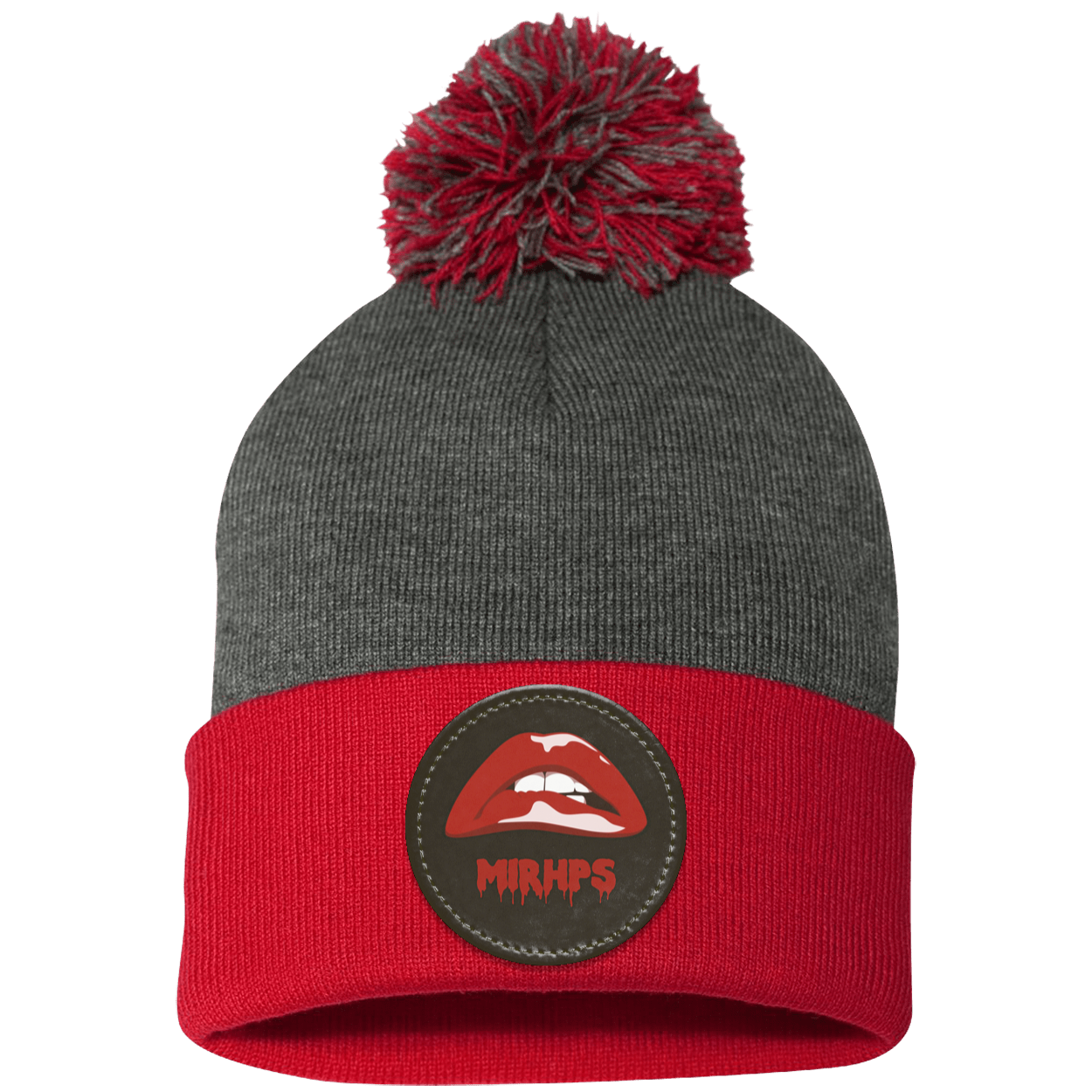 Pom Pom Knit Cap