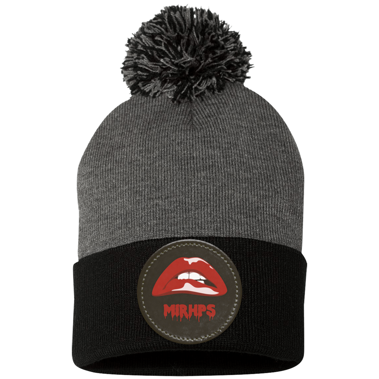 Pom Pom Knit Cap