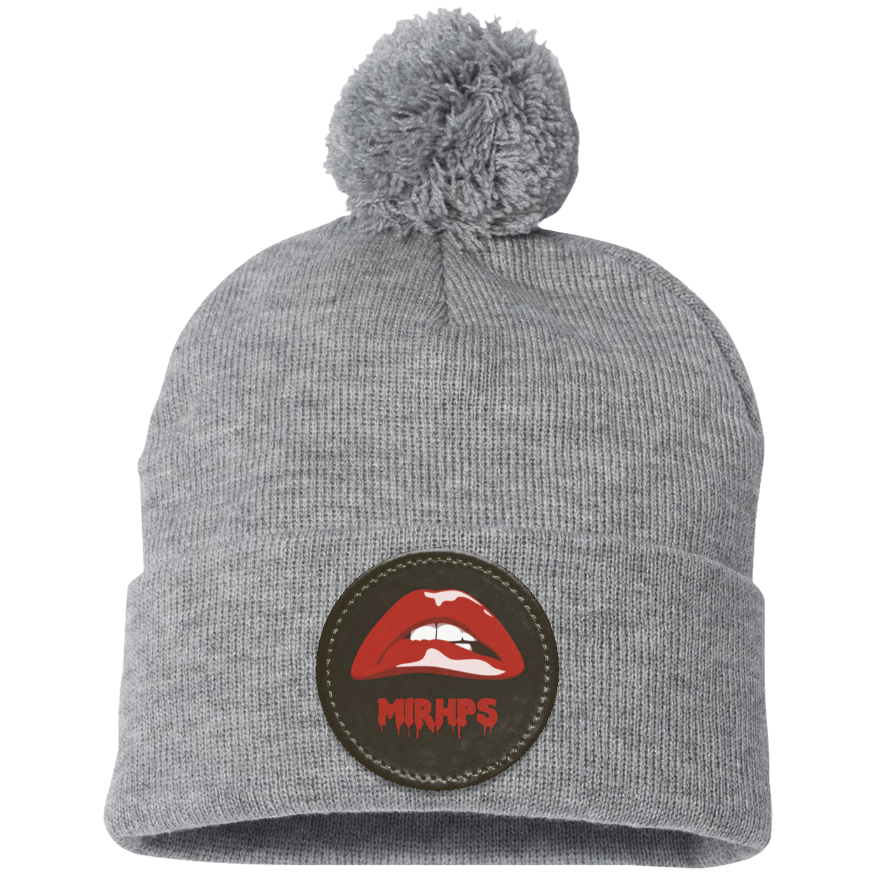Pom Pom Knit Cap