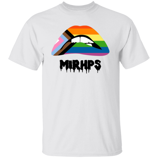 Lips Pride unisex tee black lettering MULTIPLE COLORS