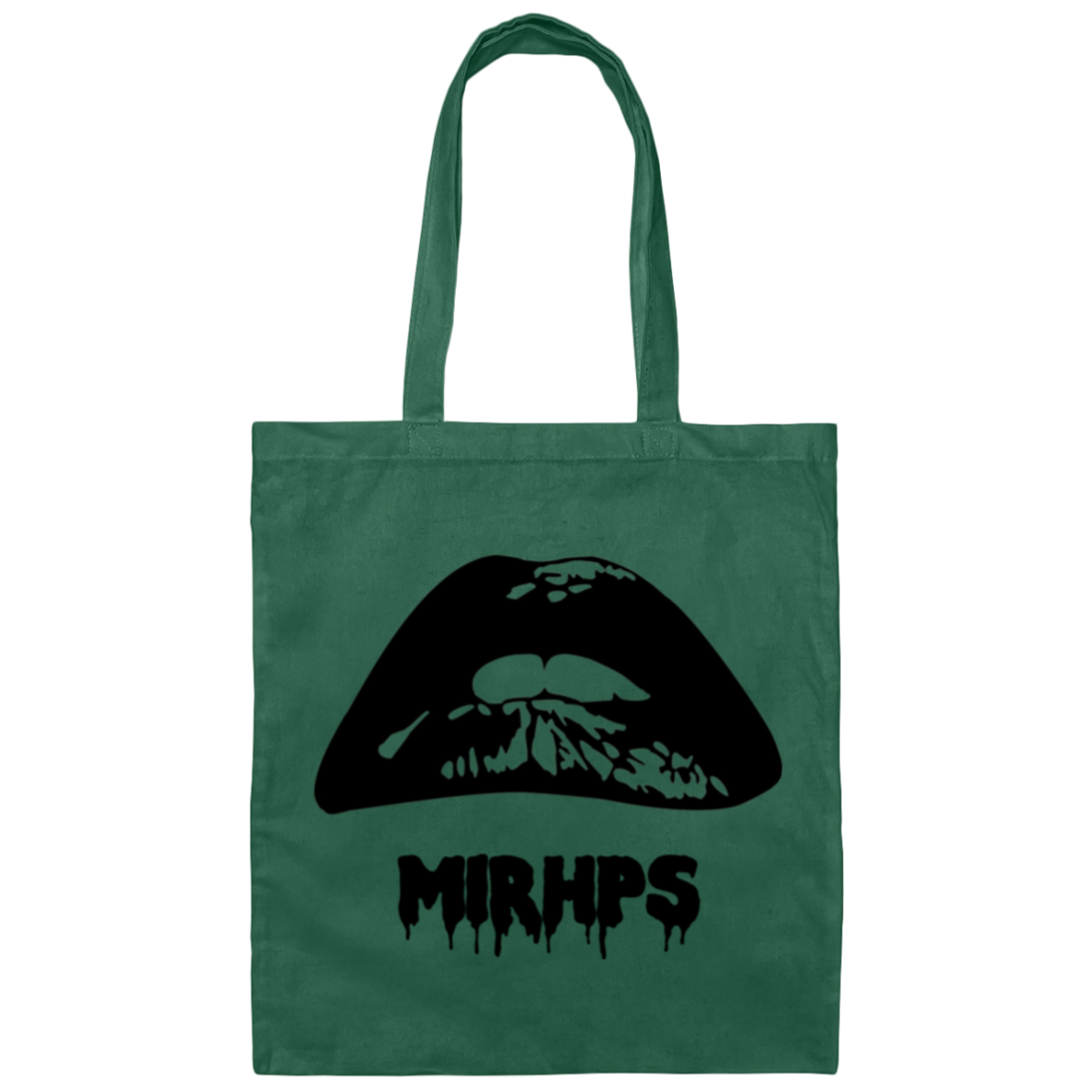 Let There Be Lips tote black-multiple colors