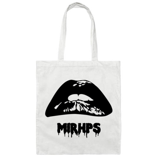 Let There Be Lips tote black-multiple colors