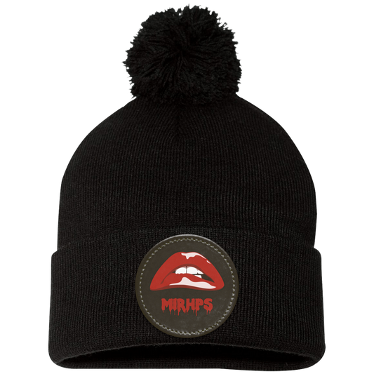 Pom Pom Knit Cap