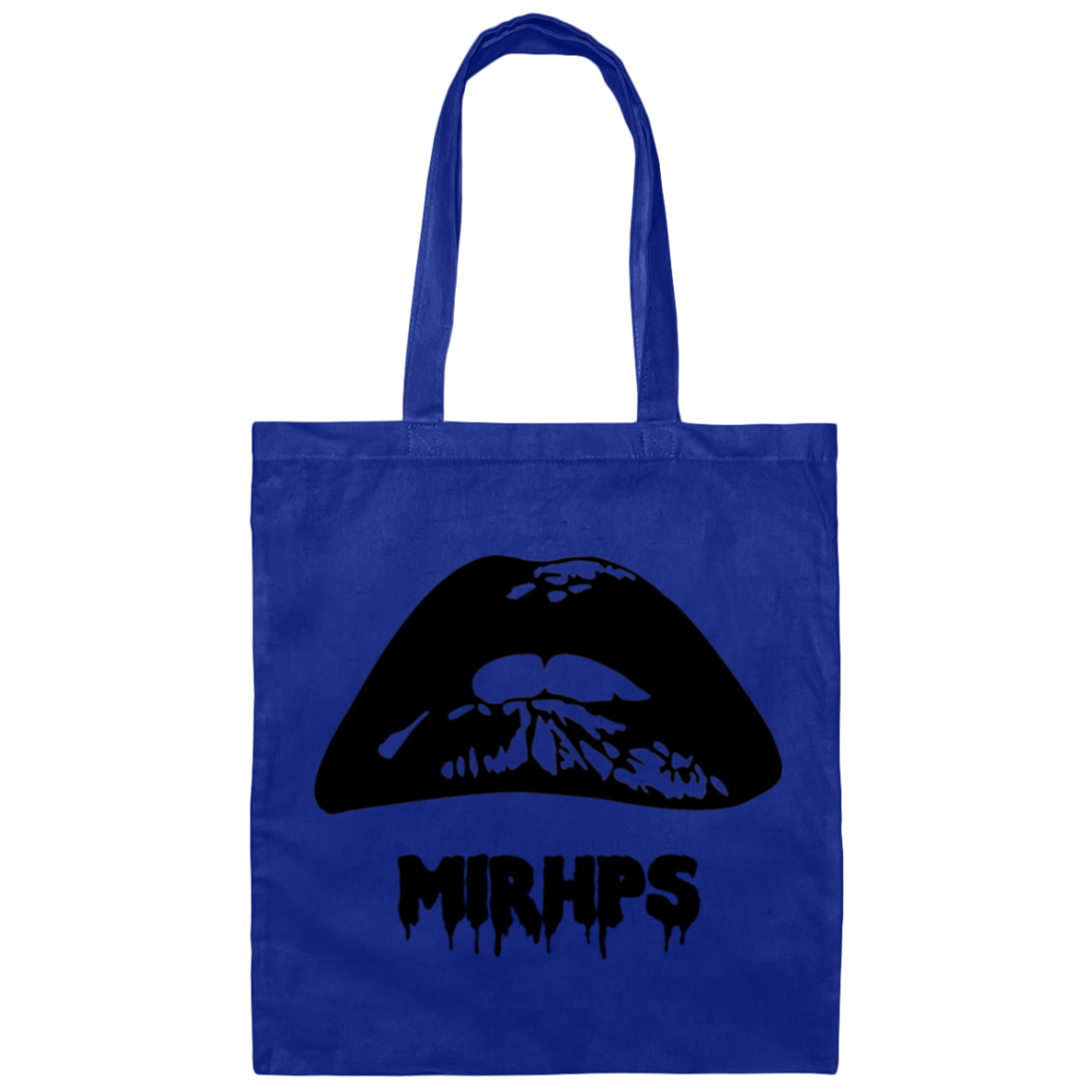 Let There Be Lips tote black-multiple colors