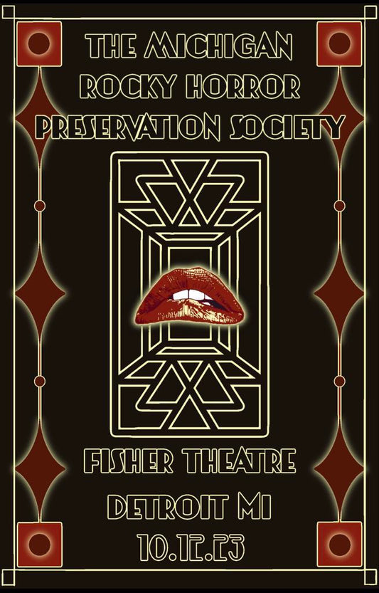 Poster Fisher Theater black