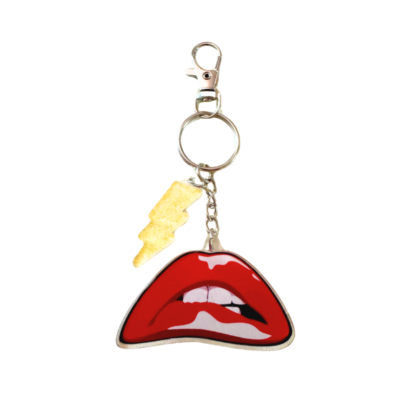 Classic Lips Keychain